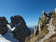 Da Brumano al suo Pizzo per il ‘Sentiero delle creste’ in Resgone il 16 aprile 2014 - FOTOGALLERY
